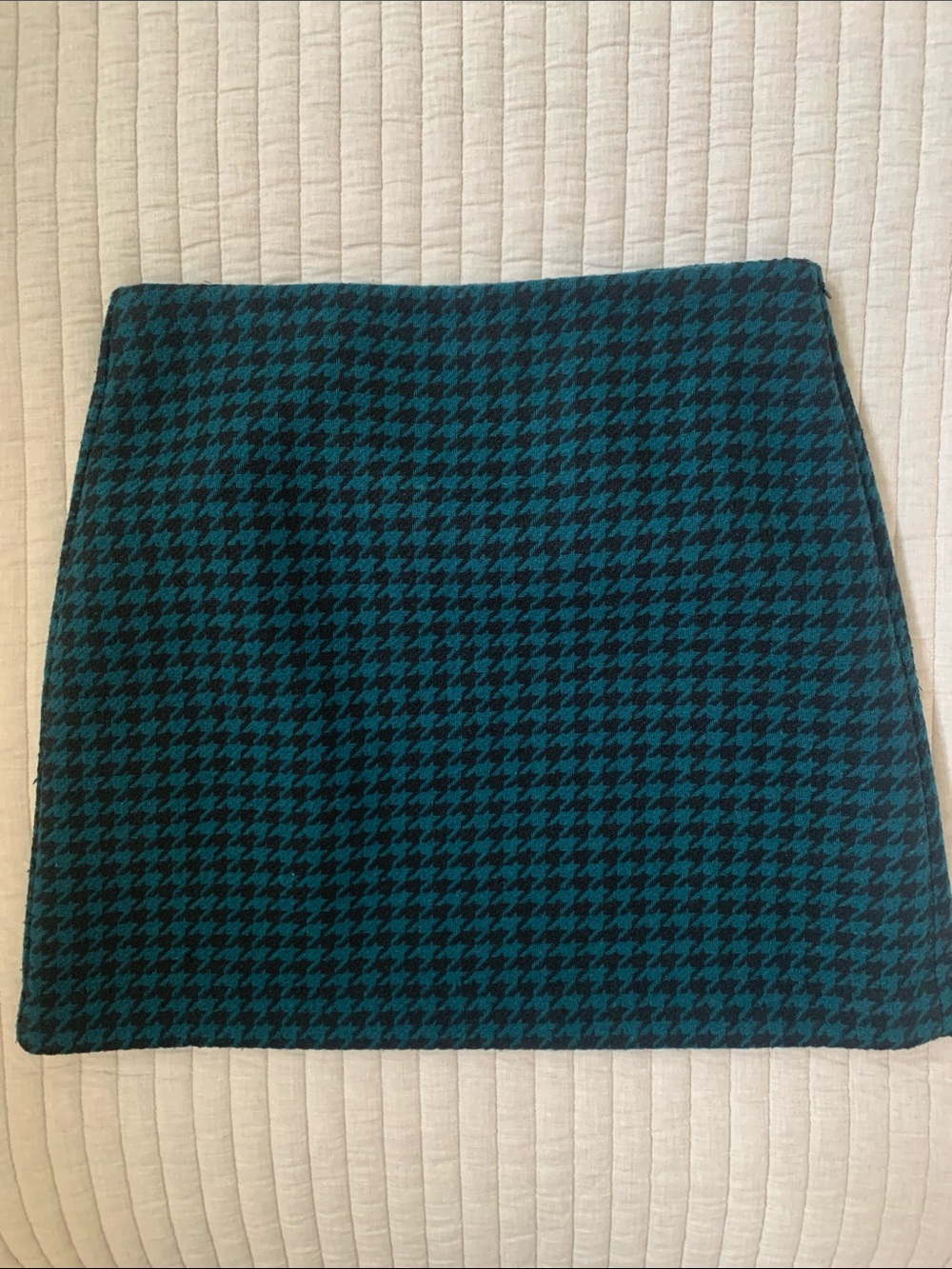 Ann Taylor Loft Houndstooth Mini Skirt